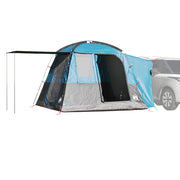Autotent 4-persoons 314x314x240 cm waterdicht blauw