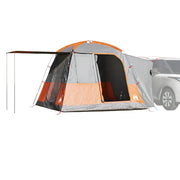 Autotent 4-persoons 314x314x240 cm grijs oranje