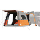 Autotent 4-persoons waterdicht 410x357x222 cm grijs oranje