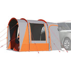 Autotent 4-persoons 300x185x200 cm waterdicht grijs oranje