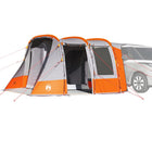 Autotent 403x325x209 cm grijs oranje