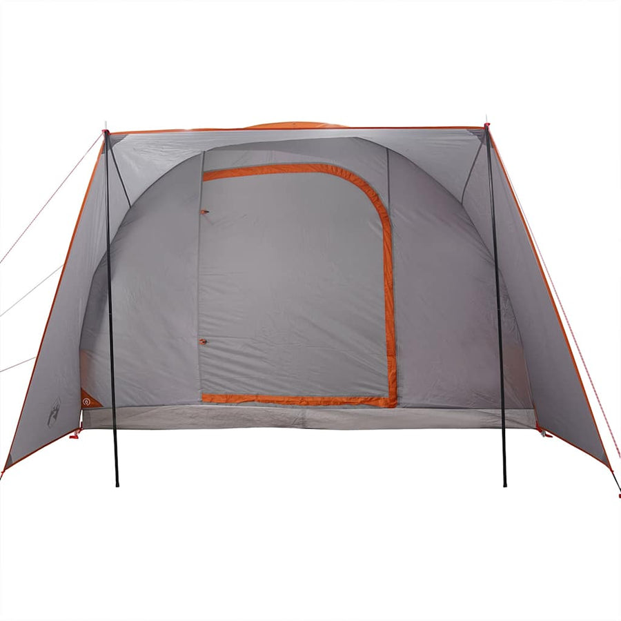 Autotent 2-persoons waterdicht grijs en oranje