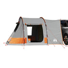 Autotent 2-persoons 371x330x211 cm grijs oranje