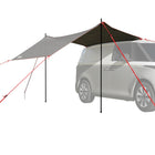 Autotent 410x250x200 cm grijs oranje