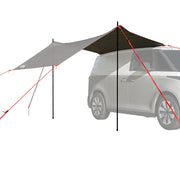 Autotent 410x250x200 cm grijs oranje