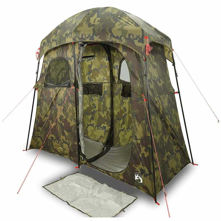 Douchetent 2-persoons waterdicht camouflage