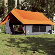 Tent 5-persoons waterdicht grijs oranje 353x248x210 cm