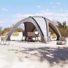 Partytent 435x435x244 cm grijs waterdicht