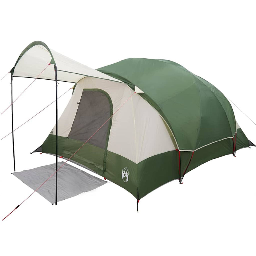 Tunneltent 8-persoons waterdicht groen