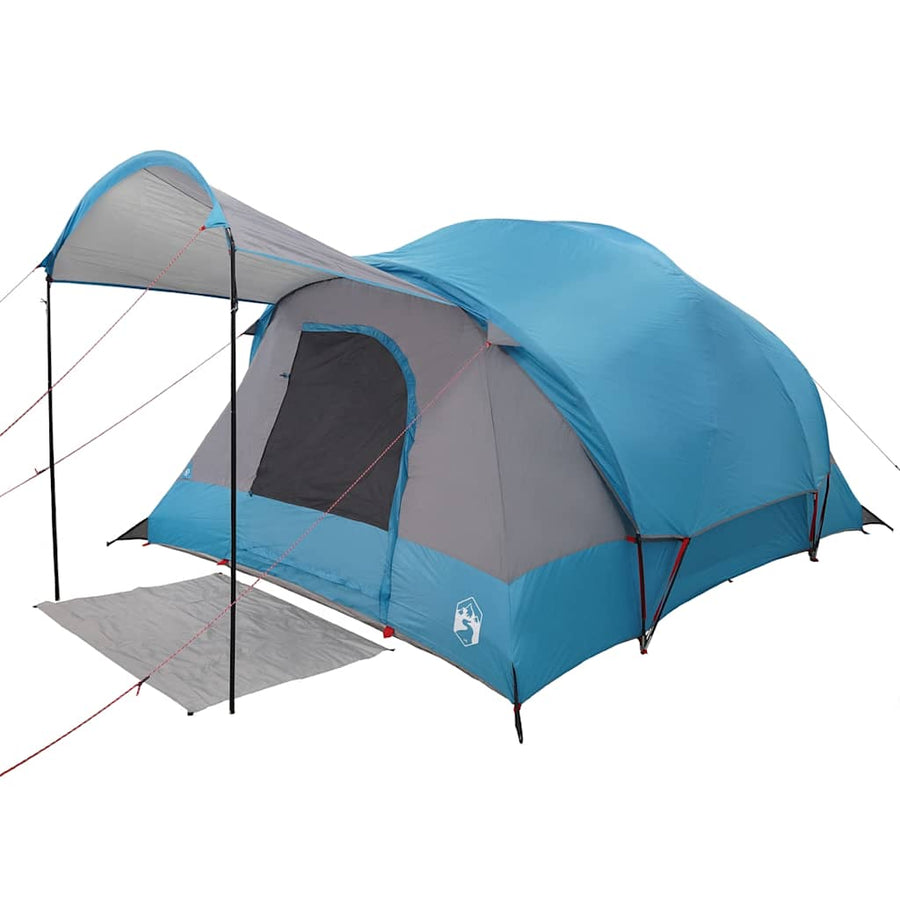 Tunneltent voor gezin 8-persoons waterdicht blauw