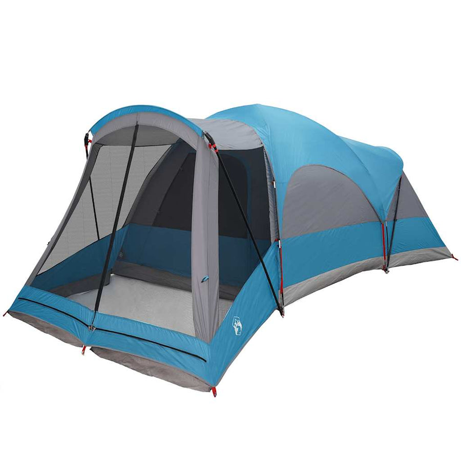 Tunneltent voor gezin 8-persoons waterdicht blauw