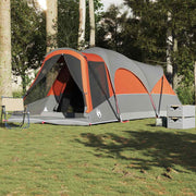 Tunneltent 8-persoons 560x200x210 cm grijs oranje