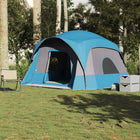 Gezinstent 6-persoons 370x322x210 cm blauw