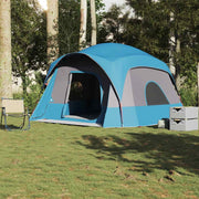Gezinstent 6-persoons 370x322x210 cm blauw