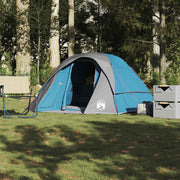 Tent 4-persoons waterdicht blauw 218x252x128 cm