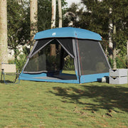 Gezinstent 6-persoons 317x317x225 cm blauw