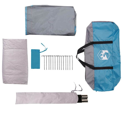 Familietent iglo 6-persoons waterdicht blauw