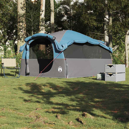 Tunneltent 6-persoons waterdicht blauw