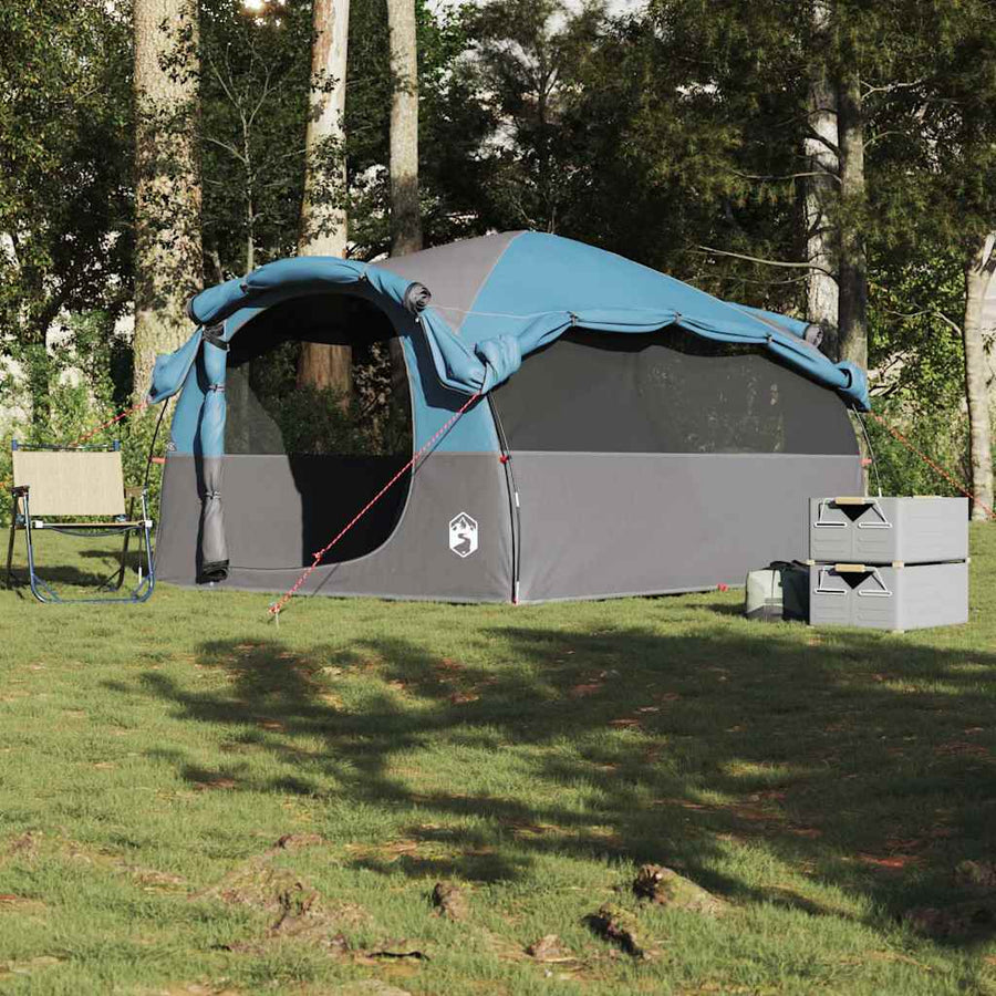 Tunneltent 6-persoons waterdicht blauw