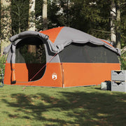 Tunneltent 6-persoons 564x260x185 cm grijs oranje