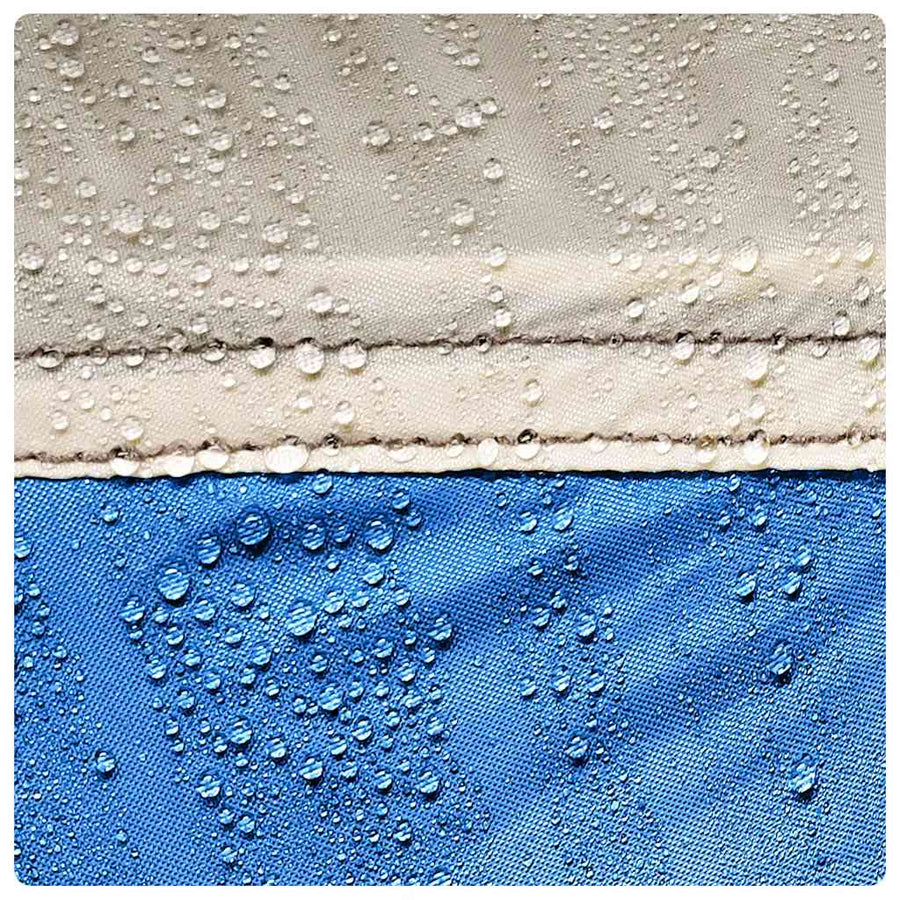 Strandtent 2-persoons waterdicht azuurblauw