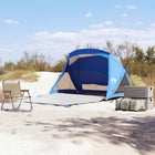 Strandtent 2-persoons 150x162x157.5 cm azuurblauw