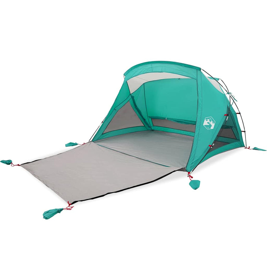 Strandtent 2-persoons zeegroen waterdicht