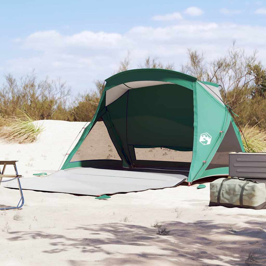 Strandtent 2-persoons zeegroen waterdicht
