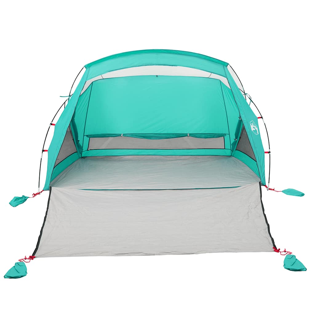 Strandtent 2-persoons zeegroen waterdicht