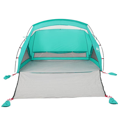 Strandtent 2-persoons zeegroen waterdicht
