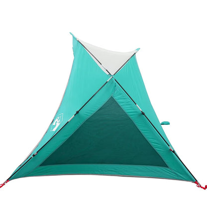 Strandtent 2-persoons zeegroen waterdicht