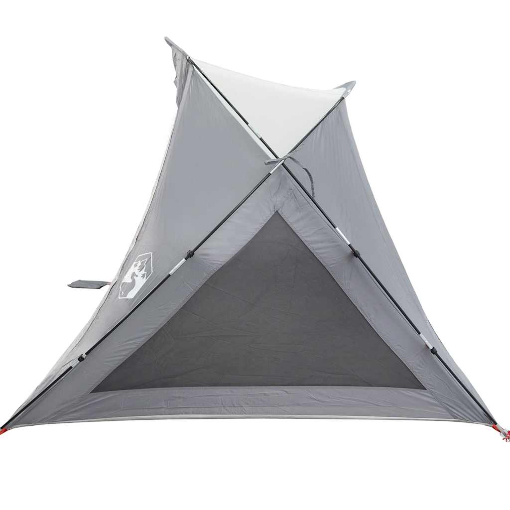 Strandtent 2-persoons waterdicht grijs