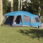 Familietent 9-persoons waterdicht blauw 670x455x230 cm