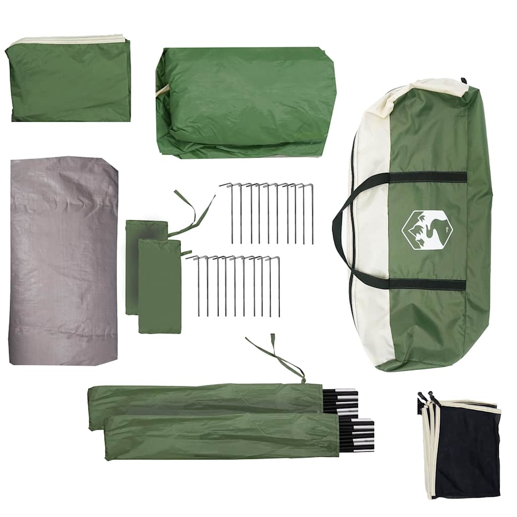 Tent 5-persoons waterdicht groen