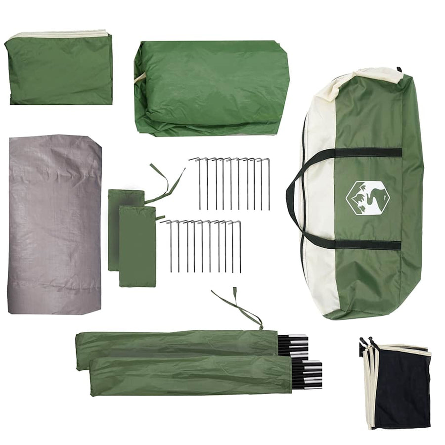 Tent 5-persoons waterdicht groen