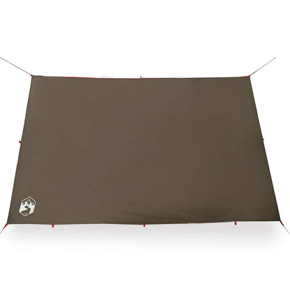 Kampeerluifel waterdicht 306x306 cm bruin