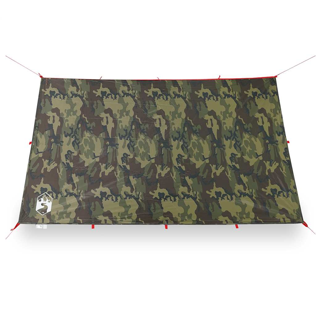 Kampeerluifel waterdicht 306x306 cm camouflage
