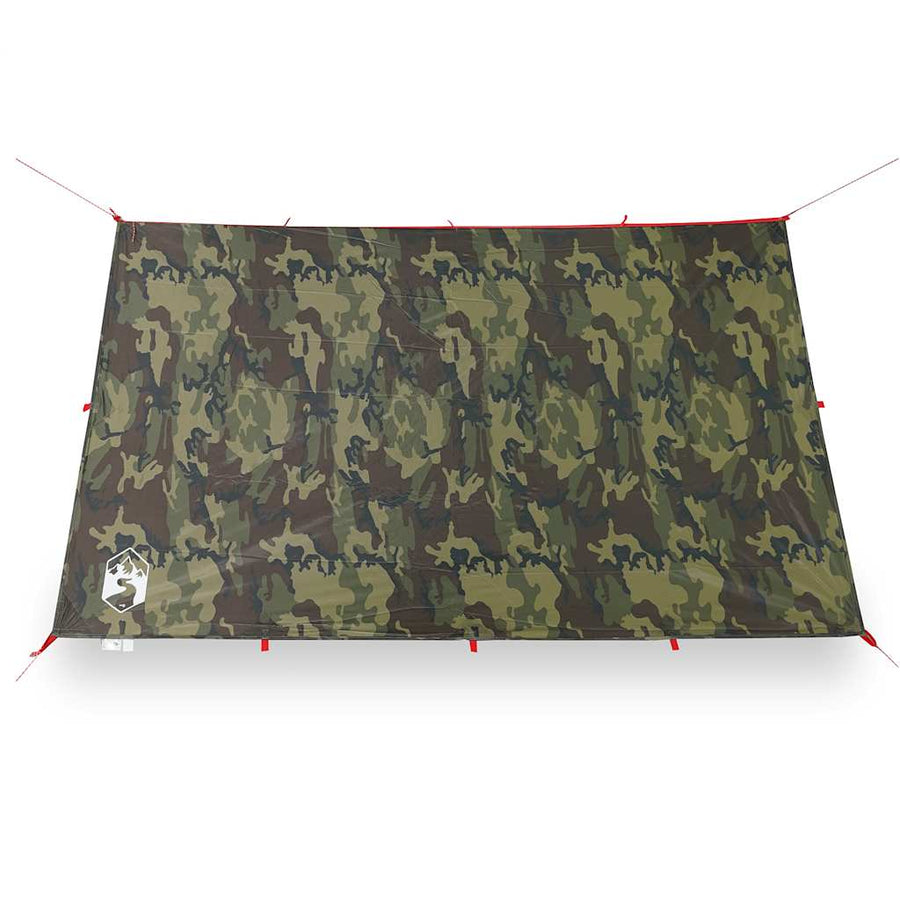 Kampeerluifel waterdicht 306x306 cm camouflage