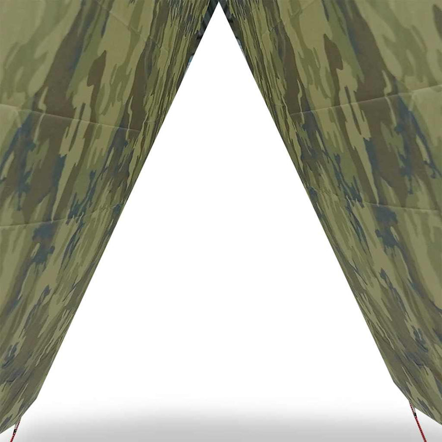 Kampeerluifel waterdicht 366x306 cm camouflage