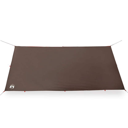 Kampeerluifel waterdicht 406x306 cm bruin