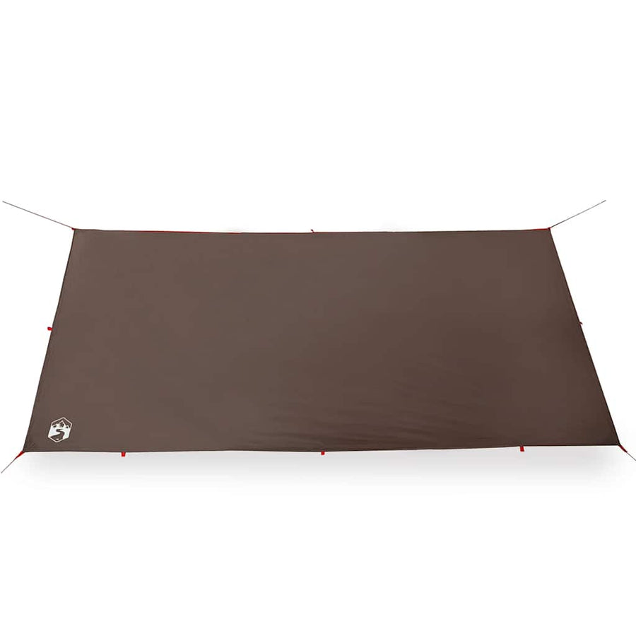 Kampeerluifel waterdicht 406x306 cm bruin