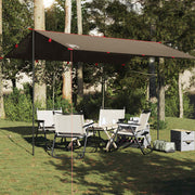Kampeerluifel 406x306 cm bruin waterdicht