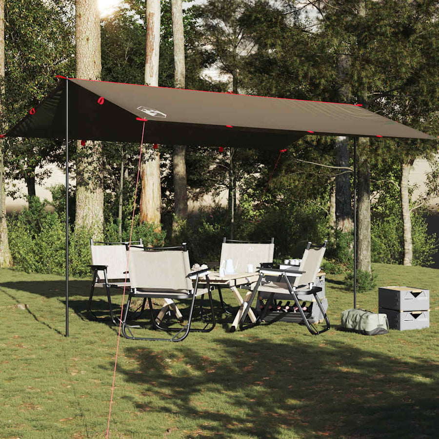 Kampeerluifel waterdicht 506x306 cm bruin