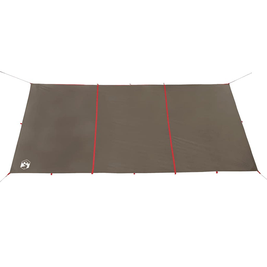 Kampeerluifel waterdicht 451x420 cm bruin