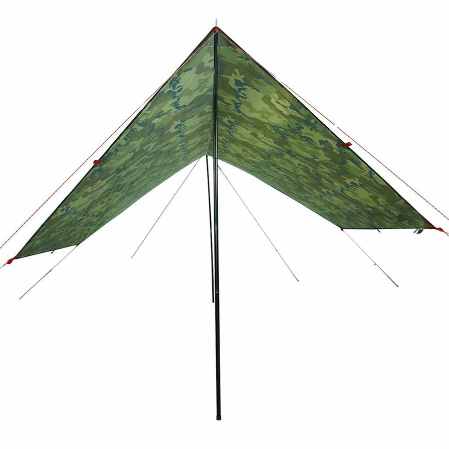 Kampeerluifel waterdicht 438x376x212 cm camouflage