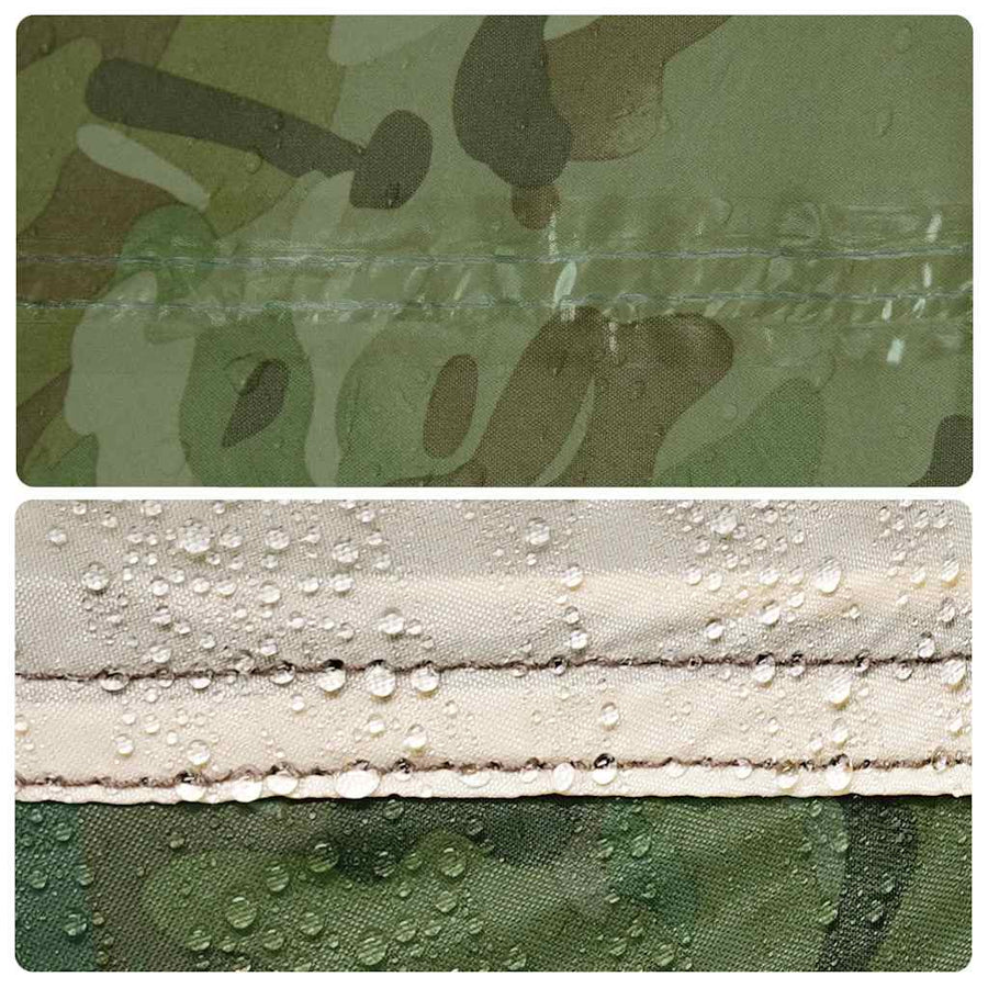 Kampeerluifel waterdicht 462x306x211 cm camouflage