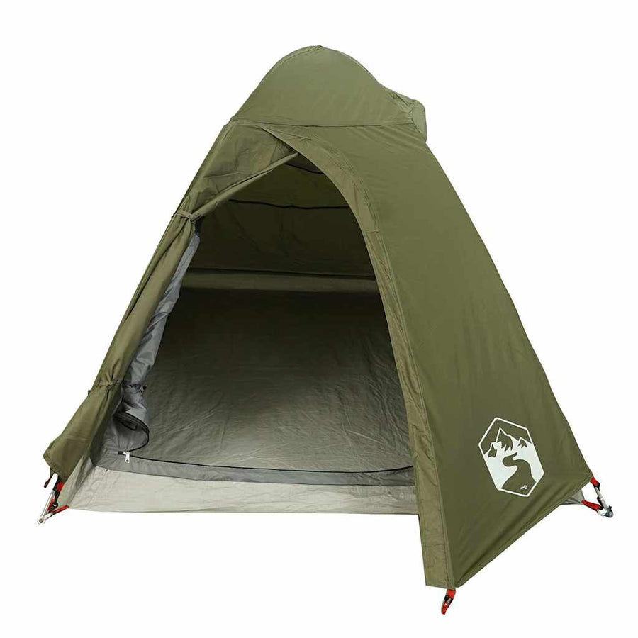 Koepeltent 2-persoons waterdicht olijfgroen