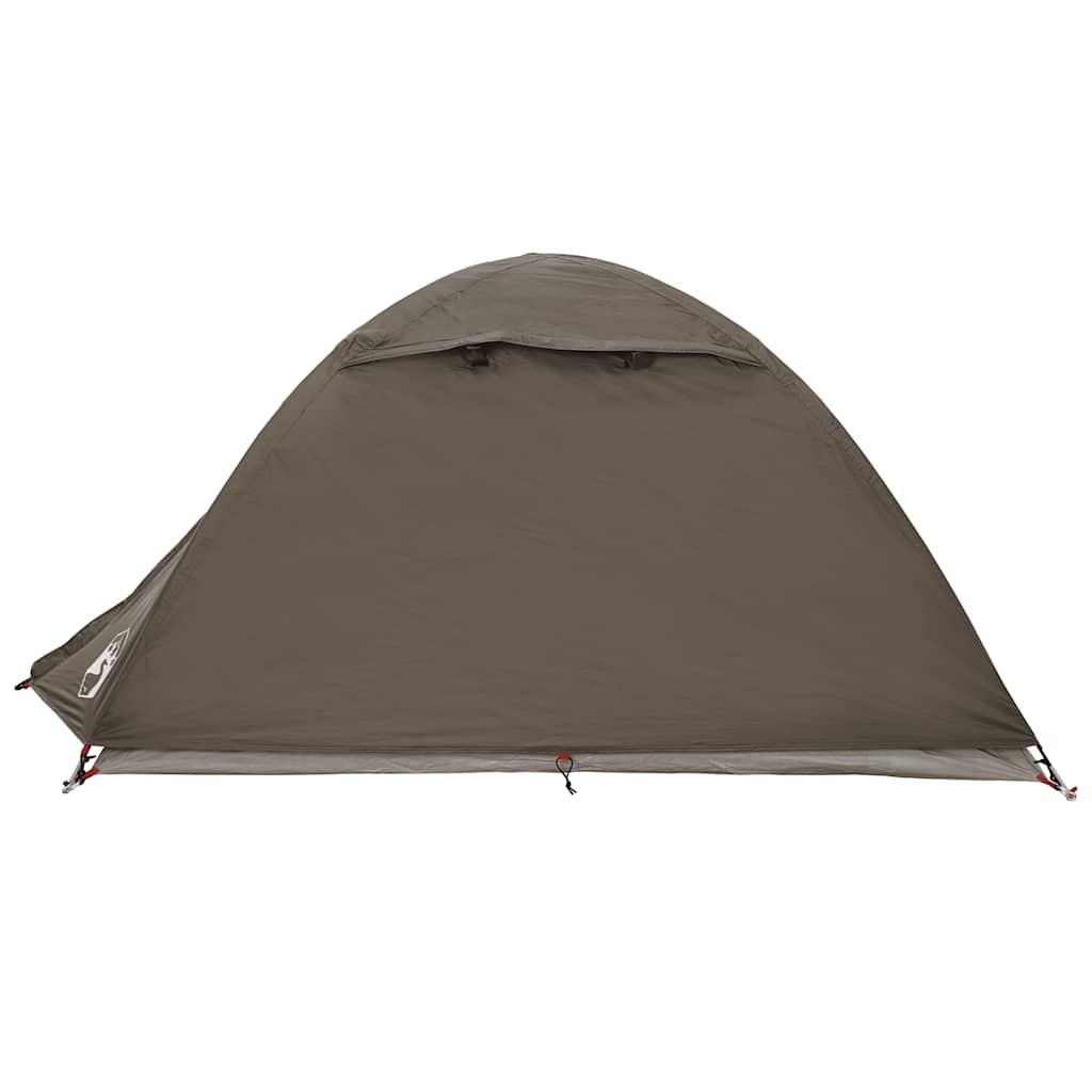 Koepeltent 2-persoons waterdicht bruin