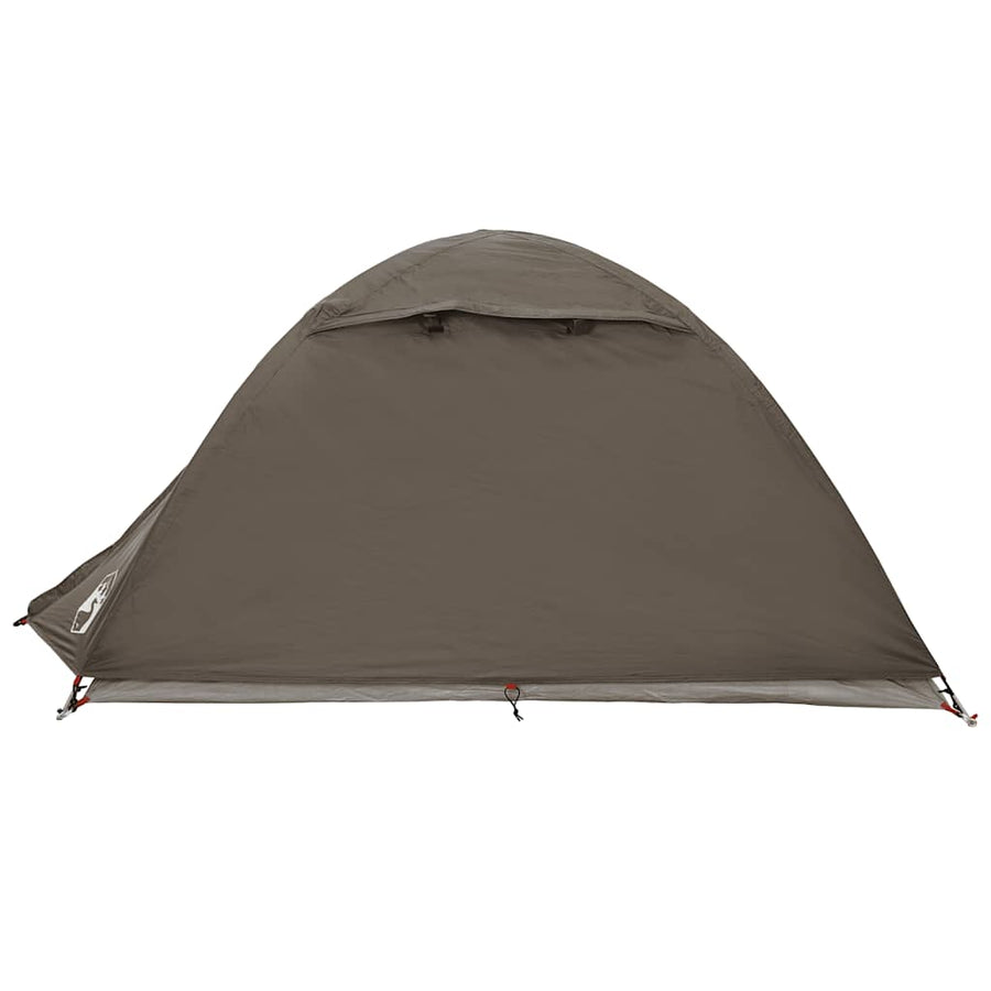 Koepeltent 2-persoons waterdicht bruin