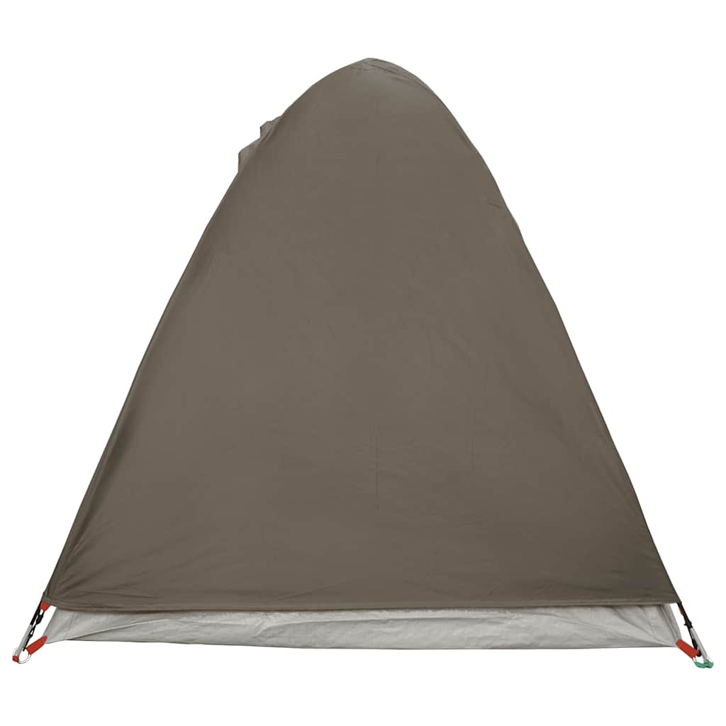 Koepeltent 2-persoons waterdicht bruin